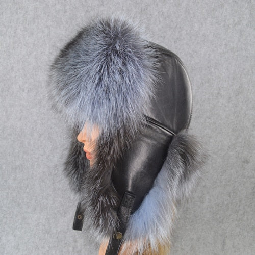 Fluff Fur Bomber Women's Hat